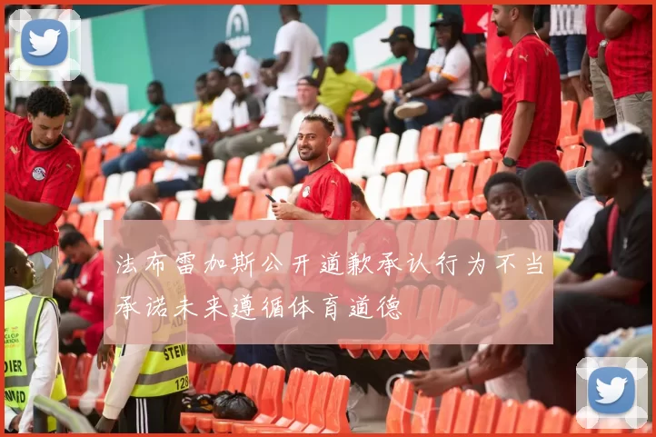 法布雷加斯公开道歉承认行为不当承诺未来遵循体育道德
